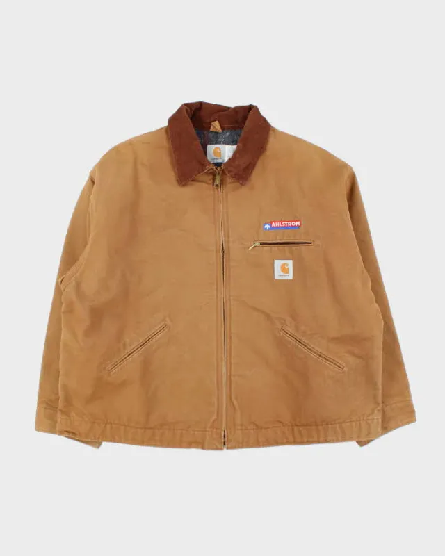 Vintage 80s Brown Carhartt Detroit Workwear Jacket - XXXL sold by Rokit