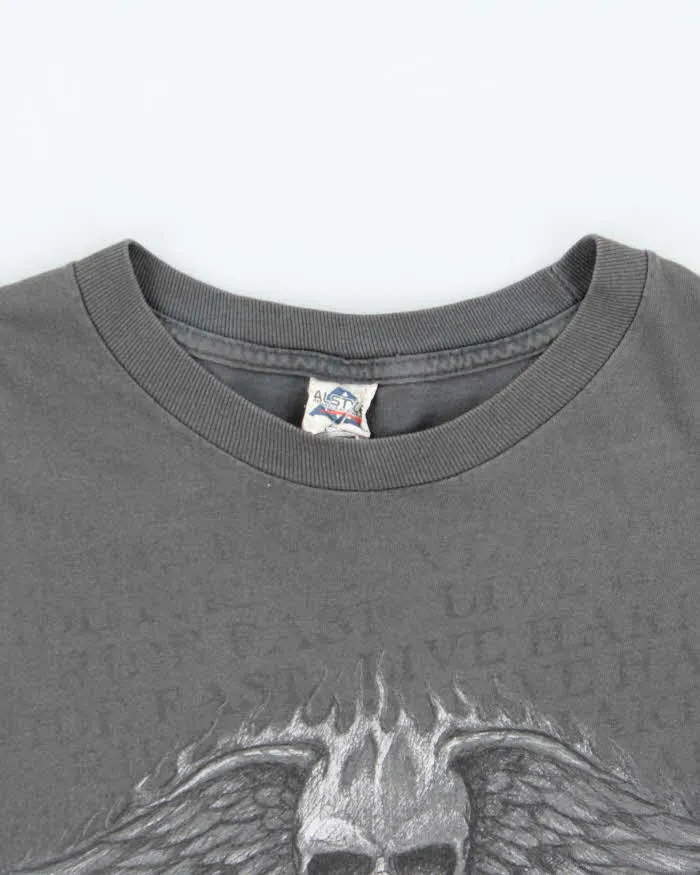 Vintage Y2k 00s Biker Long Sleeve T-Shirt - L sold by Rokit product image thumbnail 3