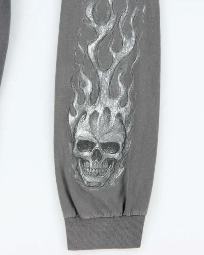 Vintage Y2k 00s Biker Long Sleeve T-Shirt - L sold by Rokit product image thumbnail 5