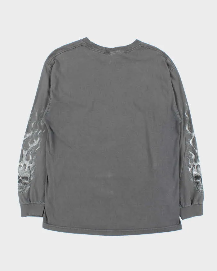 Vintage Y2k 00s Biker Long Sleeve T-Shirt - L sold by Rokit product image thumbnail 2