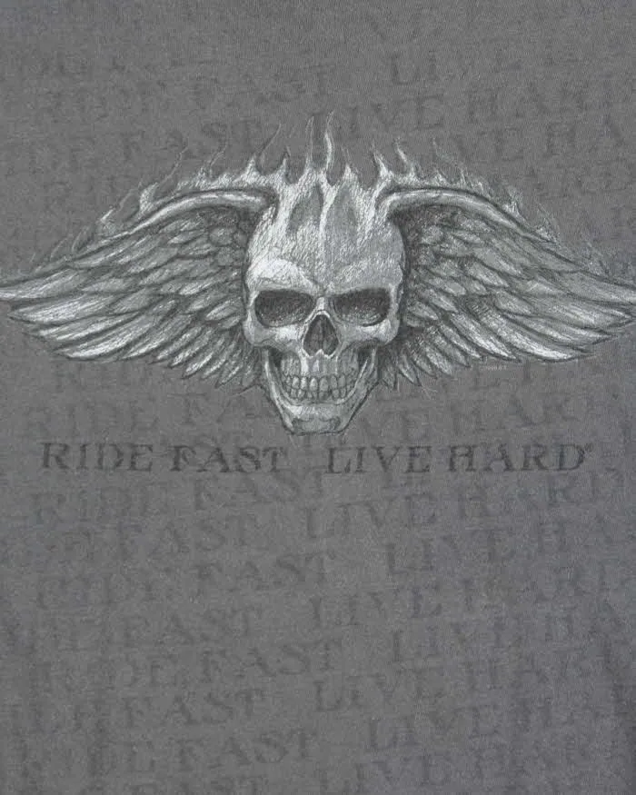 Vintage Y2k 00s Biker Long Sleeve T-Shirt - L sold by Rokit product image thumbnail 4