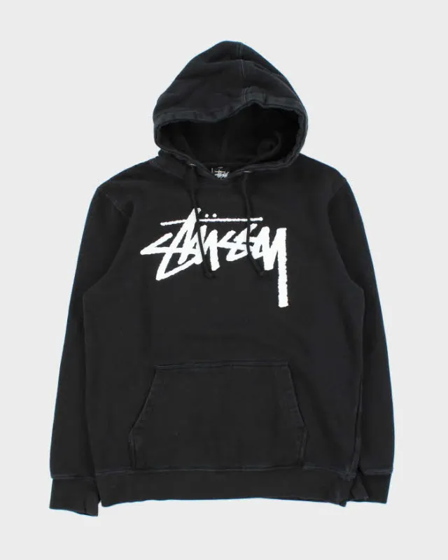 Vintage Stussy Black Hoodie - M sold by Rokit