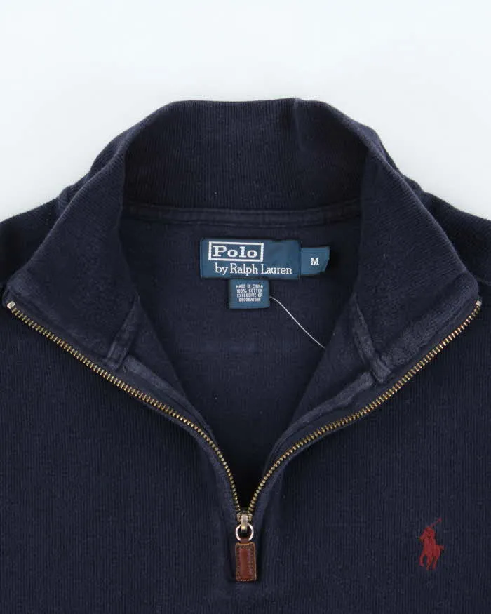 Vintage 00s Polo Ralph Lauren Quarter Zip Sweatshirt - M sold by Rokit product image thumbnail 4