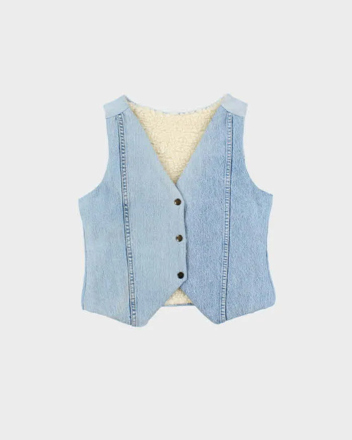 Rokit Originals Denver Denim Waistcoat - M sold by Rokit