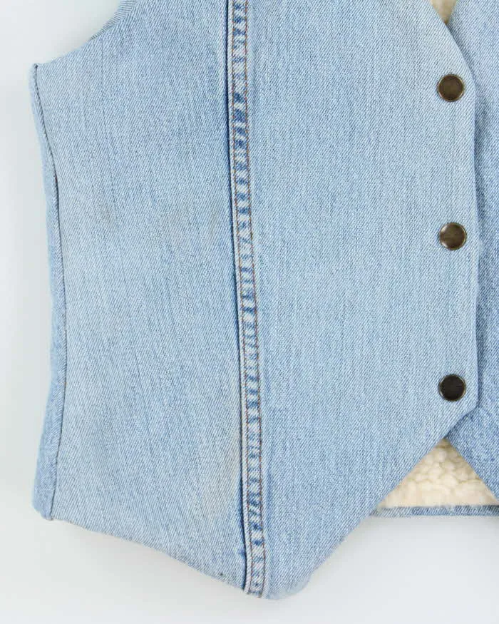 Rokit Originals Denver Denim Waistcoat - M sold by Rokit product image thumbnail 4