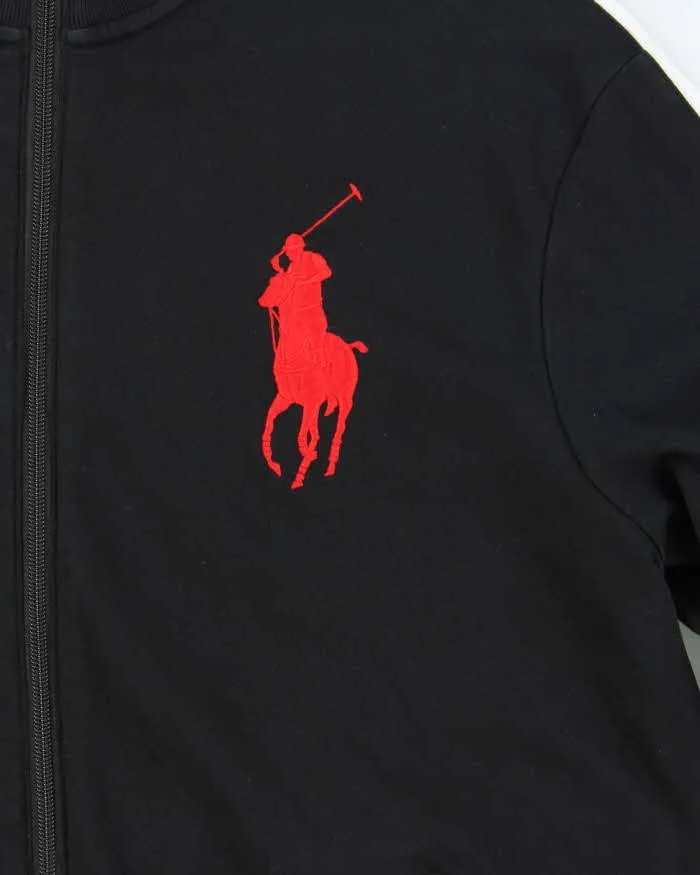 Polo Ralph Lauren Black Large Pony Zip Up Jumper - L sold by Rokit product image thumbnail 4