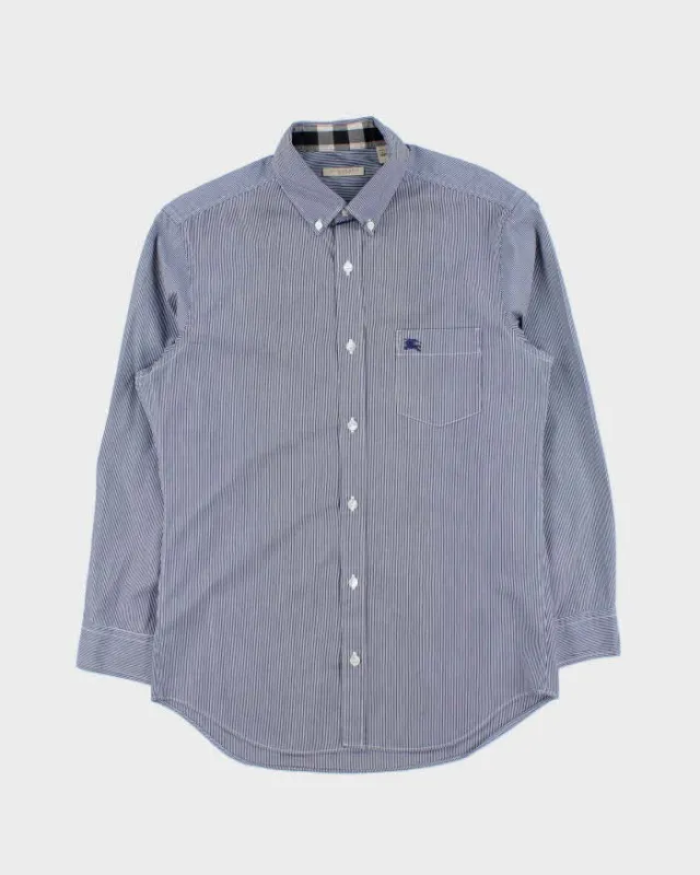 Vintage 00s Burberry Brit Striped Long Sleeve Button Down Shirt - S sold by Rokit