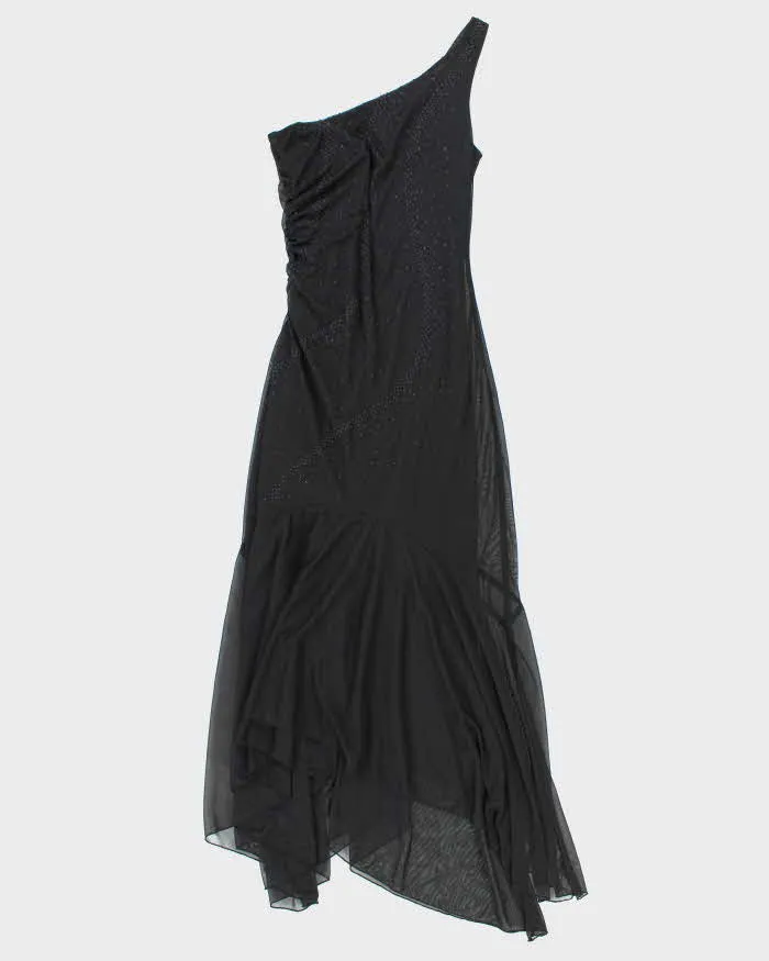 Vintage 90s 00s Jeni-Mo One Shoulder Mermaid Hem Dress - XS sold by Rokit