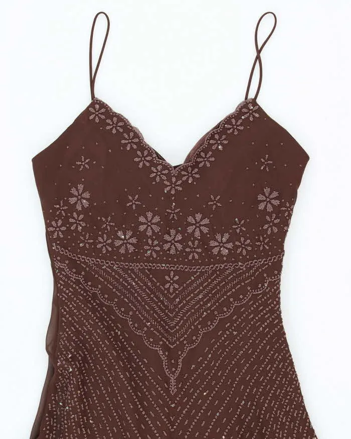 Vintage 90s Maria Bonita Beaded Dress - S sold by Rokit product image thumbnail 3