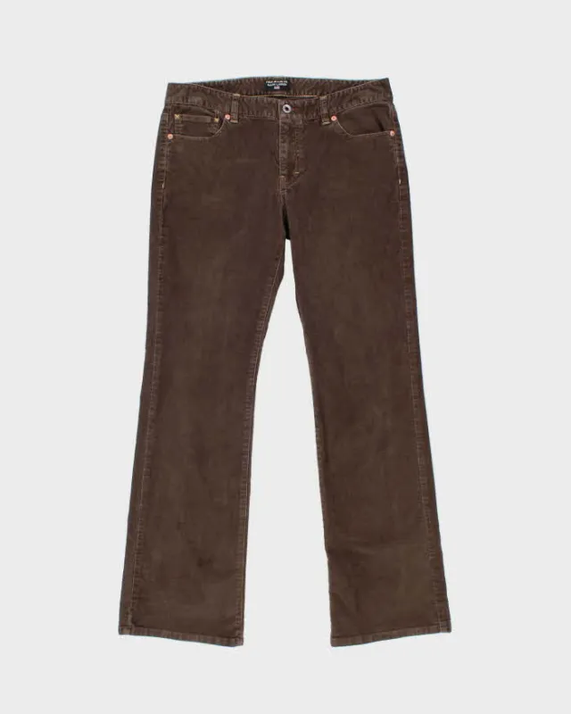 Vintage Y2K 00s Women's Polo Jeans Ralph Lauren Bootcut Corduroy Trousers - W32 L30 made by Ralph Lauren