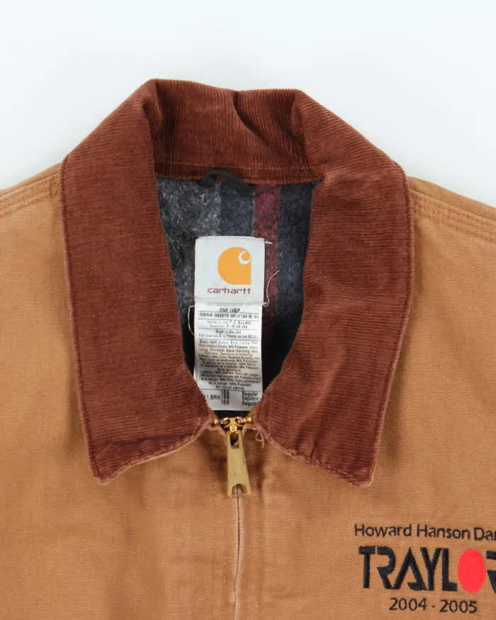 Vintage 2000s Brown Carhartt J01 Detroit Workwear Jacket - XXXL sold by Rokit product image thumbnail 3