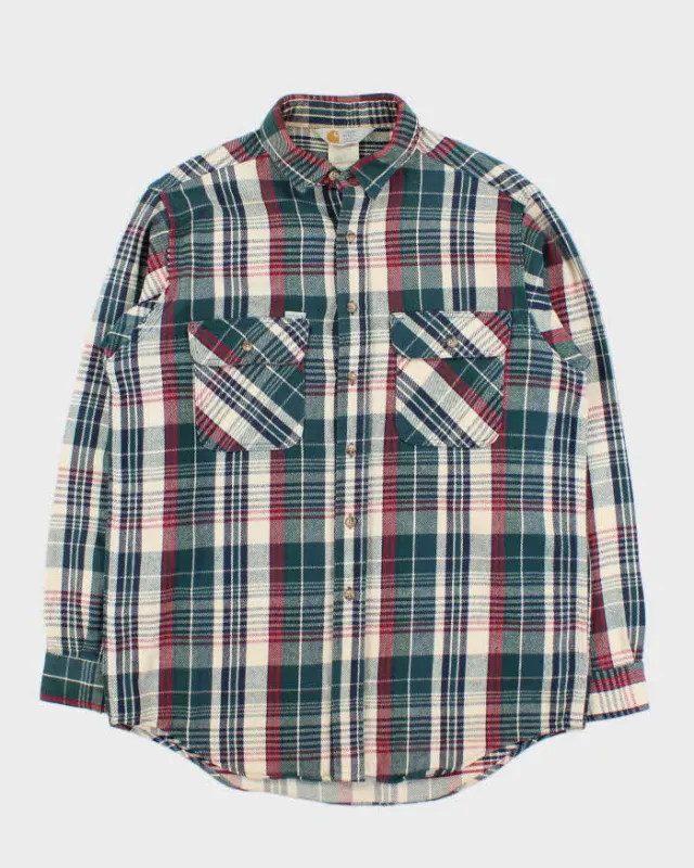 Vintage 90s Carhartt Flannel Shirt - L sold by Rokit