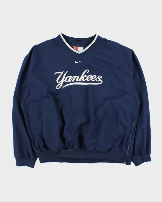 Vintage 00s Nike Team Yankees V-Neck Shell Pullover - XL sold by Rokit