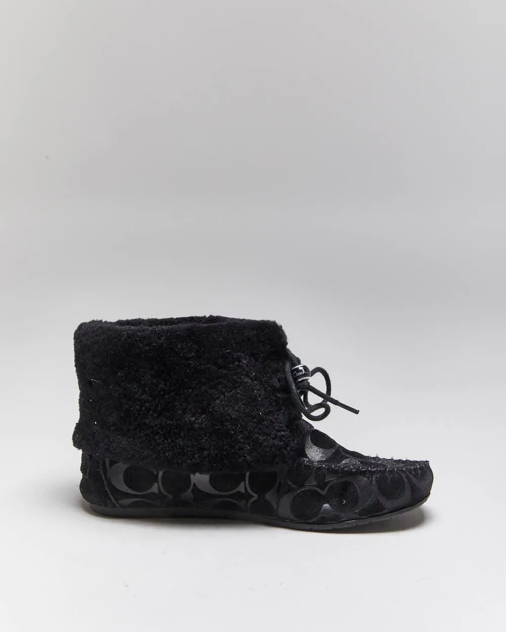 Vintage Y2k 00s Coach Monogram Moccasin Boots - UK5 sold by Rokit product image thumbnail 2