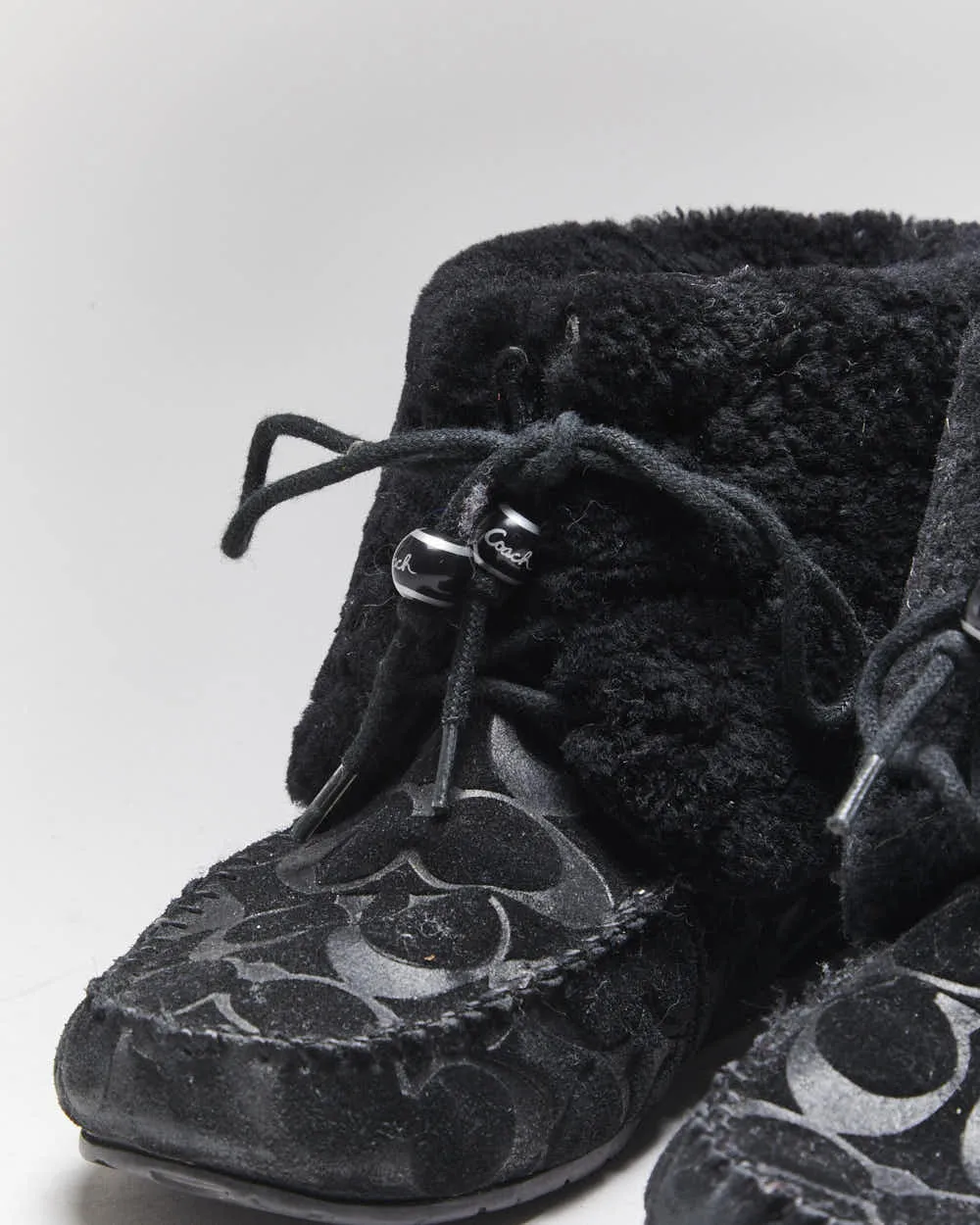 Vintage Y2k 00s Coach Monogram Moccasin Boots - UK5 sold by Rokit product image thumbnail 5
