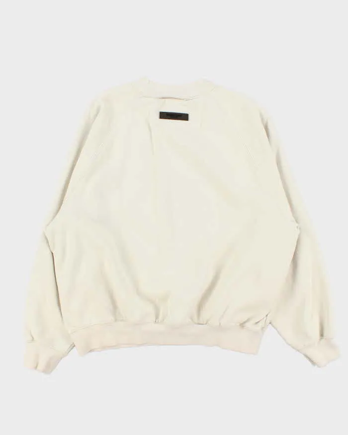 Fear of God Essentials Cream Oversized Sweatshirt - S sold by Rokit product image thumbnail 2