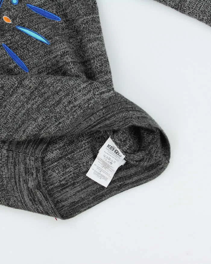 Vintage Kenzo Wool Blend Embroidered Eye Jumper - M sold by Rokit product image thumbnail 5