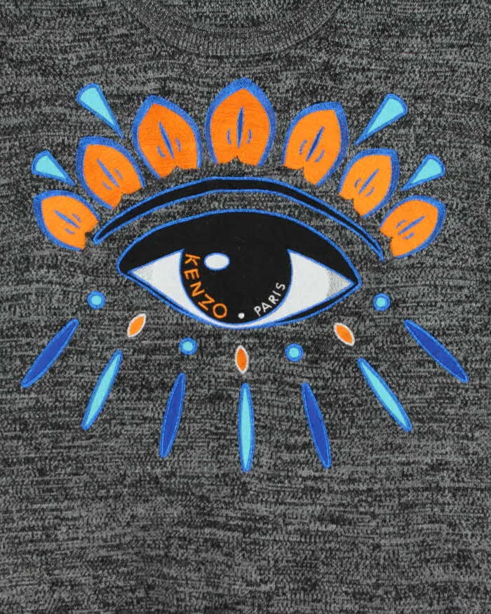 Vintage Kenzo Wool Blend Embroidered Eye Jumper - M sold by Rokit product image thumbnail 4