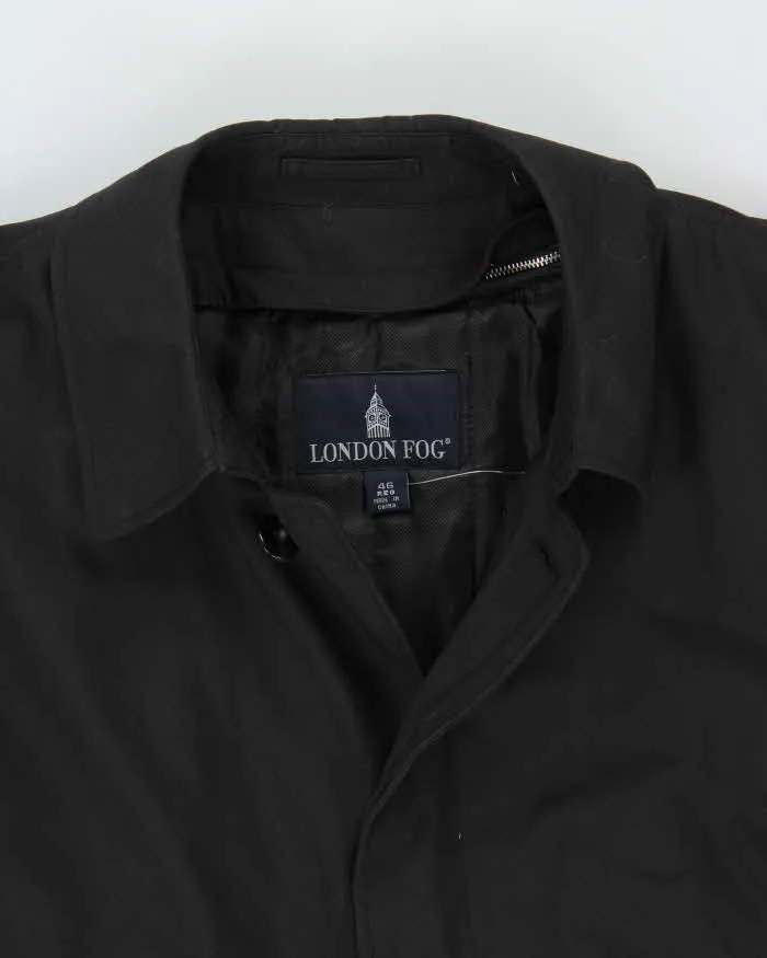 Vintage 00s Black London Fog Insulated Oversized Mac Coat - L sold by Rokit product image thumbnail 3