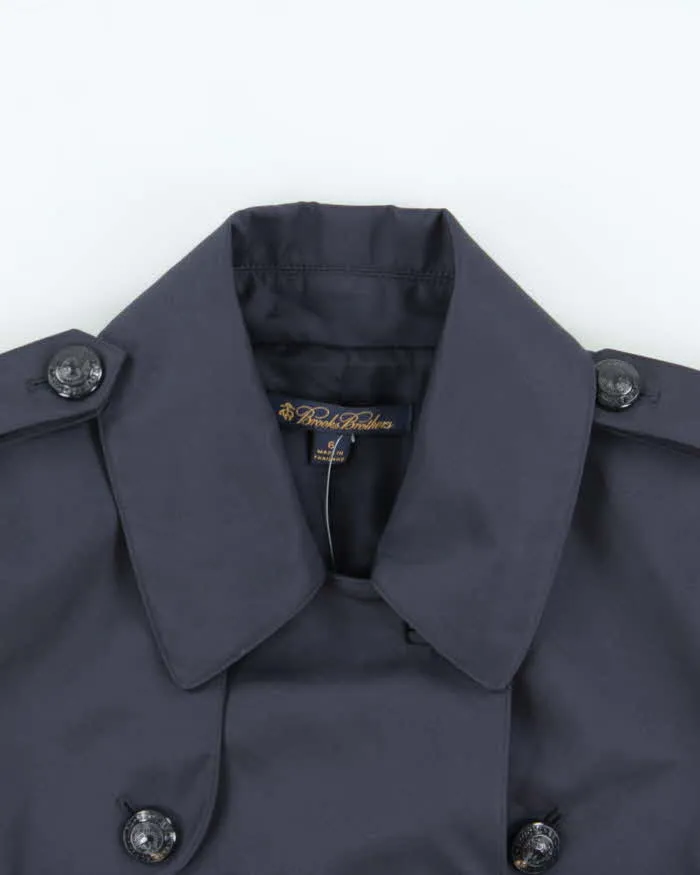 Vintage 00s Brooks Brothers Navy Double Breasted Coat - M sold by Rokit product image thumbnail 3