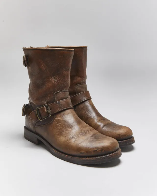Vintage Frye Biker Boots - UK6 sold by Rokit
