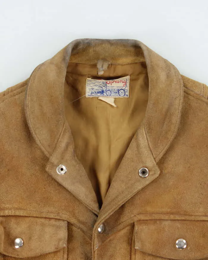 Vintage 1960s Sprung Western Wear Suede Jacket - M sold by Rokit product image thumbnail 3