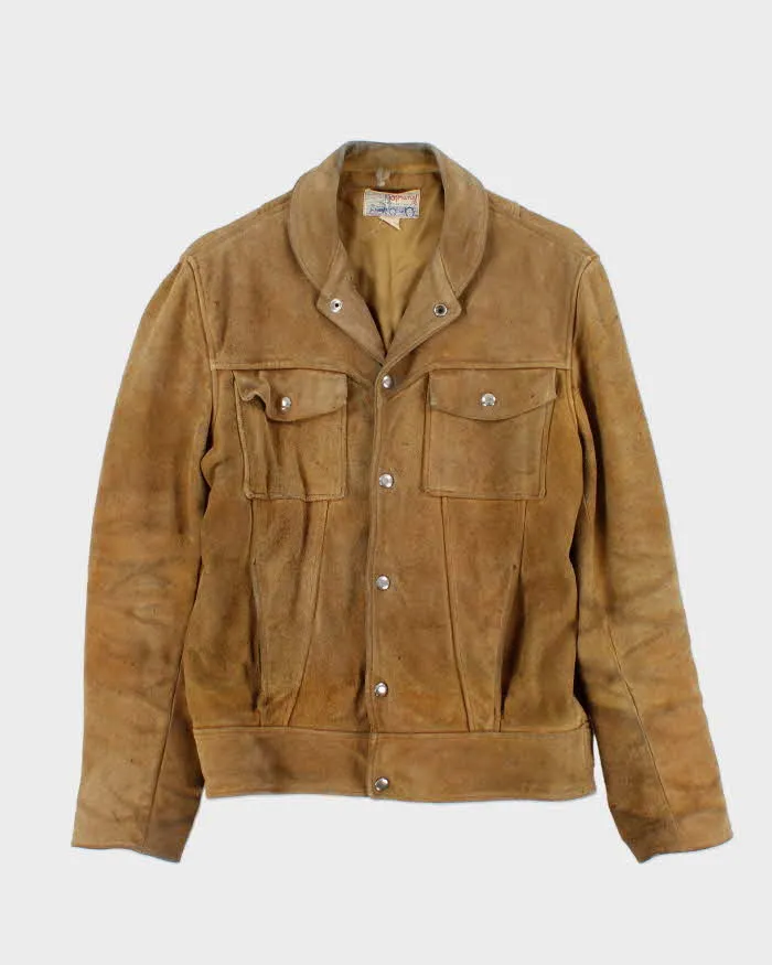 Vintage 1960s Sprung Western Wear Suede Jacket - M sold by Rokit