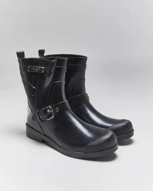 Coach Short Wellington Boots - UK5 sold by Rokit