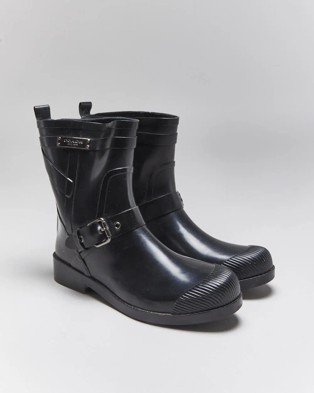 Coach Short Wellington Boots - UK5 sold by Rokit