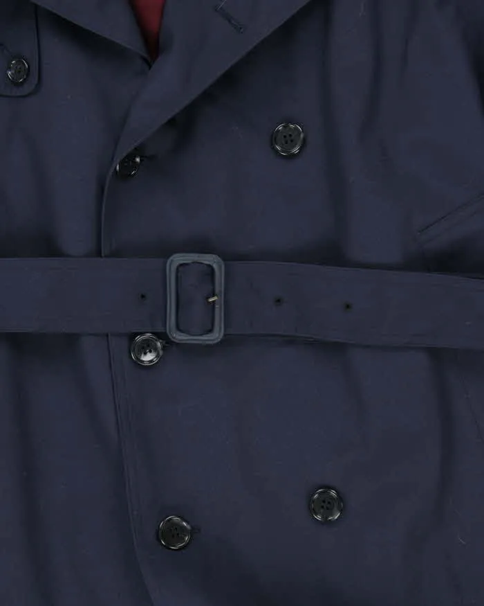 Vintage 1980s London Fog Navy Oversized Insulated Trench Coat - L sold by Rokit product image thumbnail 4
