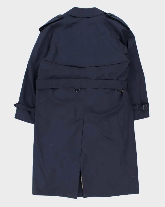 Vintage 1980s London Fog Navy Oversized Insulated Trench Coat - L sold by Rokit product image thumbnail 2