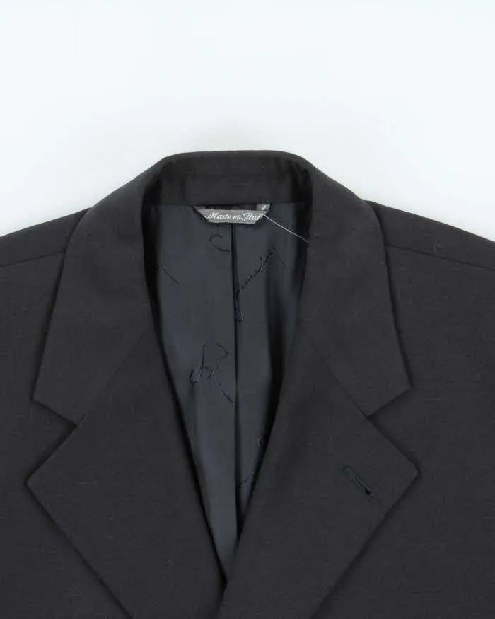 Vintage 90s Givenchy Navy Wool Blazer - L sold by Rokit product image thumbnail 3