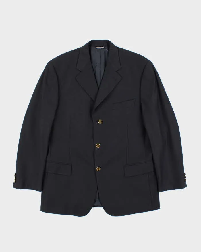 Vintage 90s Givenchy Navy Wool Blazer - L sold by Rokit