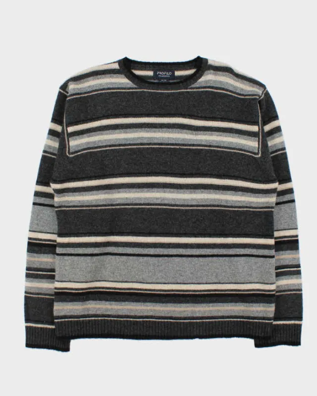 Vintage Profilo Stripe Wool Jumper - XL sold by Rokit