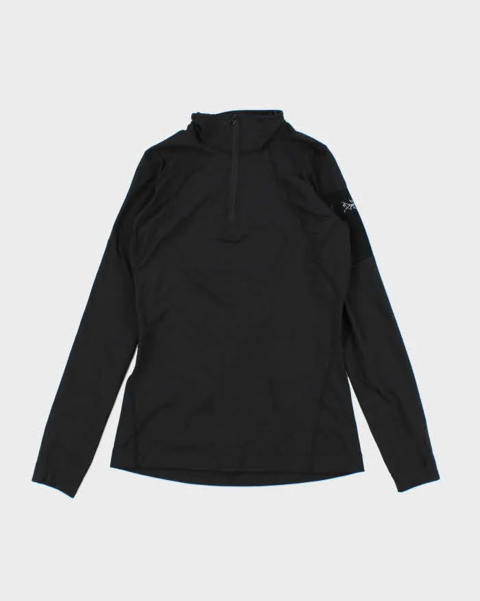 Arc'teryx Rho Women's Black Quarter-Zip Pullover - S sold by Rokit