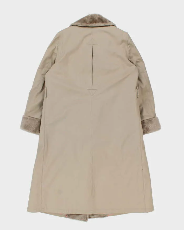 Vintage 1980s Women's London Fog Faux Fur Lined Overcoat - M sold by Rokit product image thumbnail 2