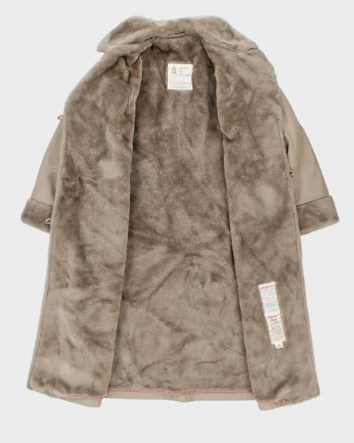 Vintage 1980s Women's London Fog Faux Fur Lined Overcoat - M sold by Rokit product image thumbnail 5