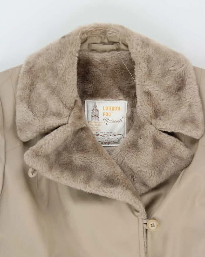 Vintage 1980s Women's London Fog Faux Fur Lined Overcoat - M sold by Rokit product image thumbnail 3