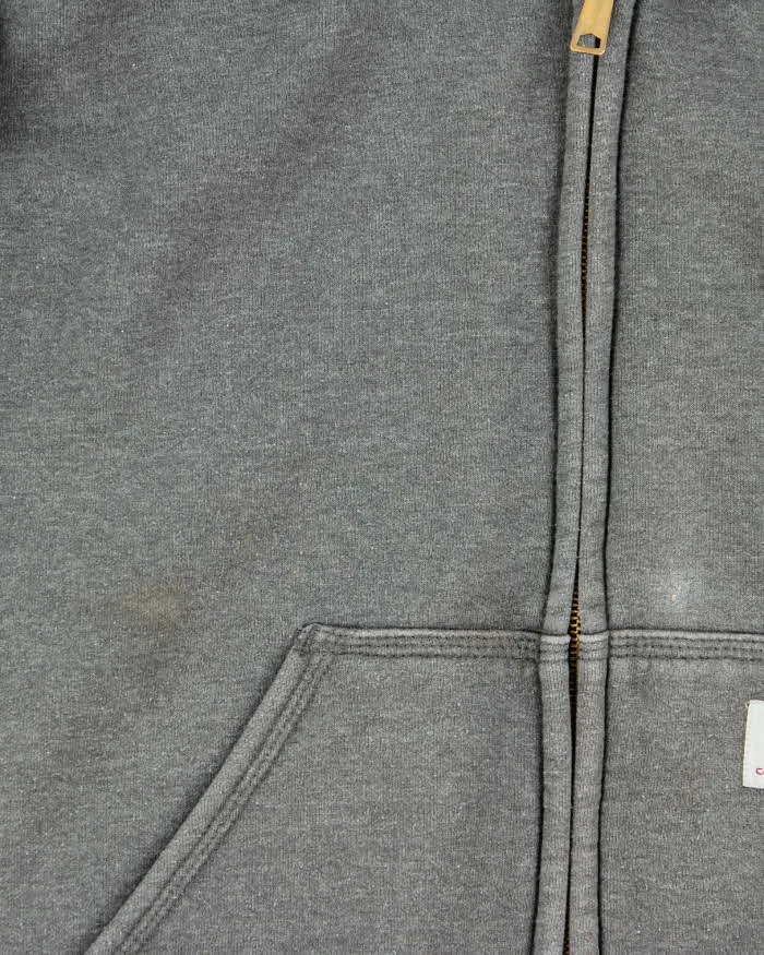 Carhartt Heavyweight Grey Zip Up Hoodie - M sold by Rokit product image thumbnail 5