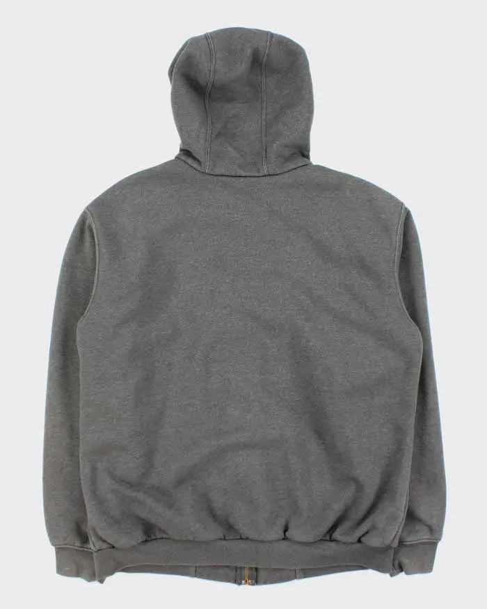 Carhartt Heavyweight Grey Zip Up Hoodie - M sold by Rokit product image thumbnail 2