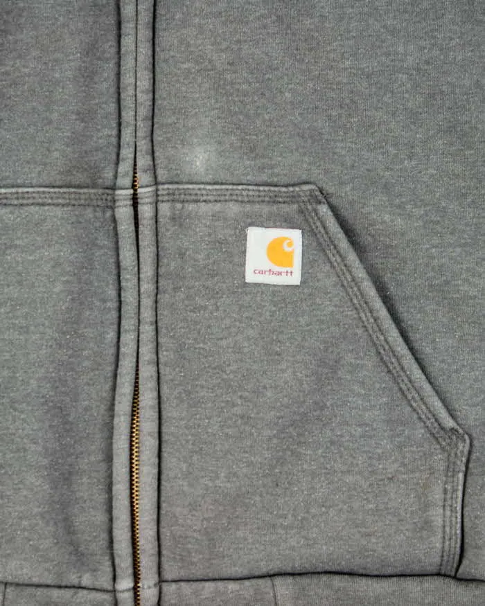 Carhartt Heavyweight Grey Zip Up Hoodie - M sold by Rokit product image thumbnail 4