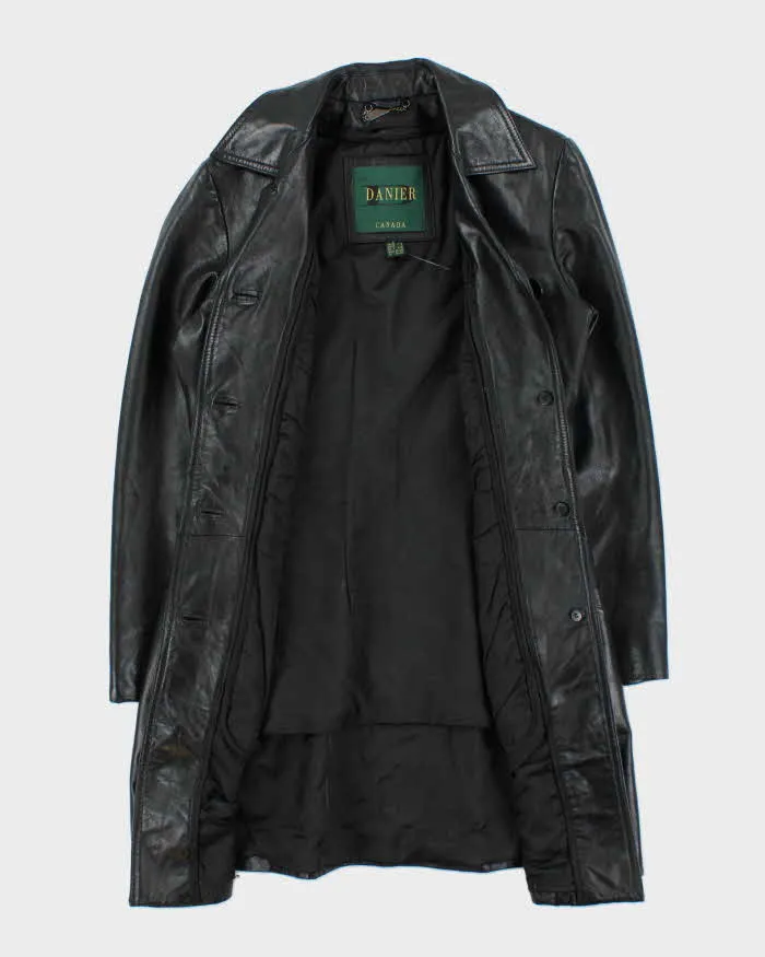 Vintage Danier Long Leather Jacket - XS sold by Rokit product image thumbnail 4