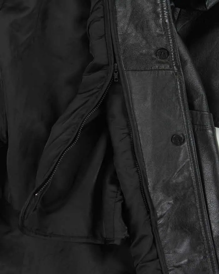 Vintage Danier Long Leather Jacket - XS sold by Rokit product image thumbnail 5