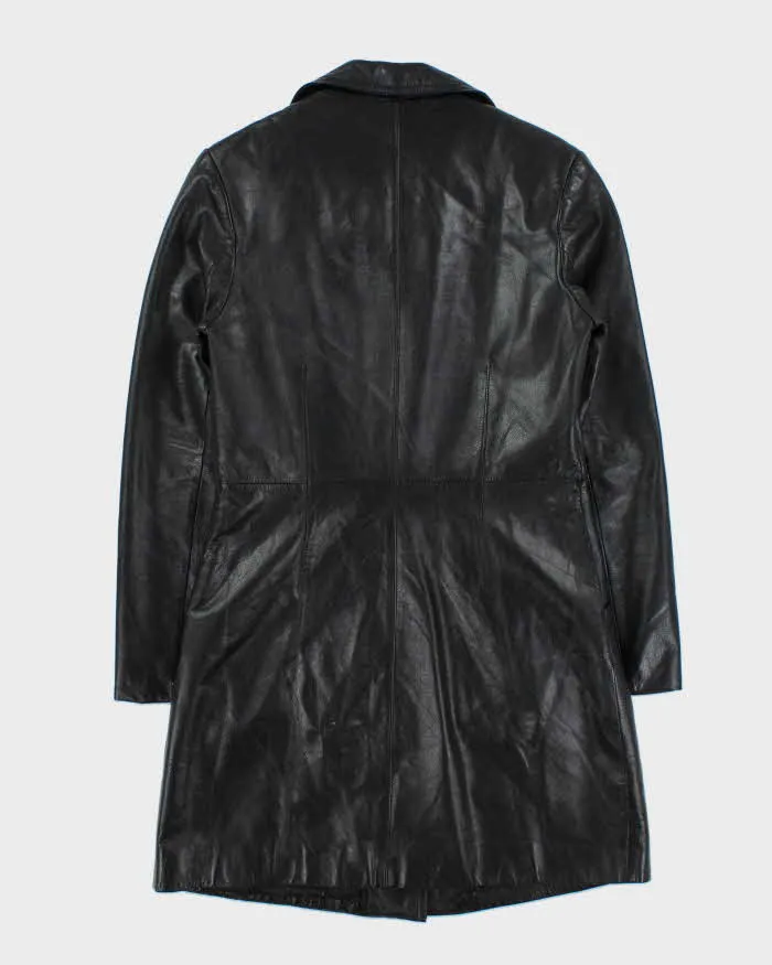 Vintage Danier Long Leather Jacket - XS sold by Rokit product image thumbnail 2