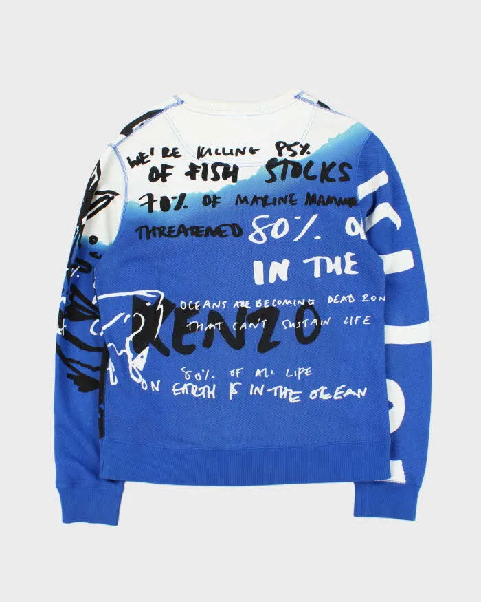 Kenzo No Fish No Nothing Crewneck Sweatshirt - L sold by Rokit product image thumbnail 2