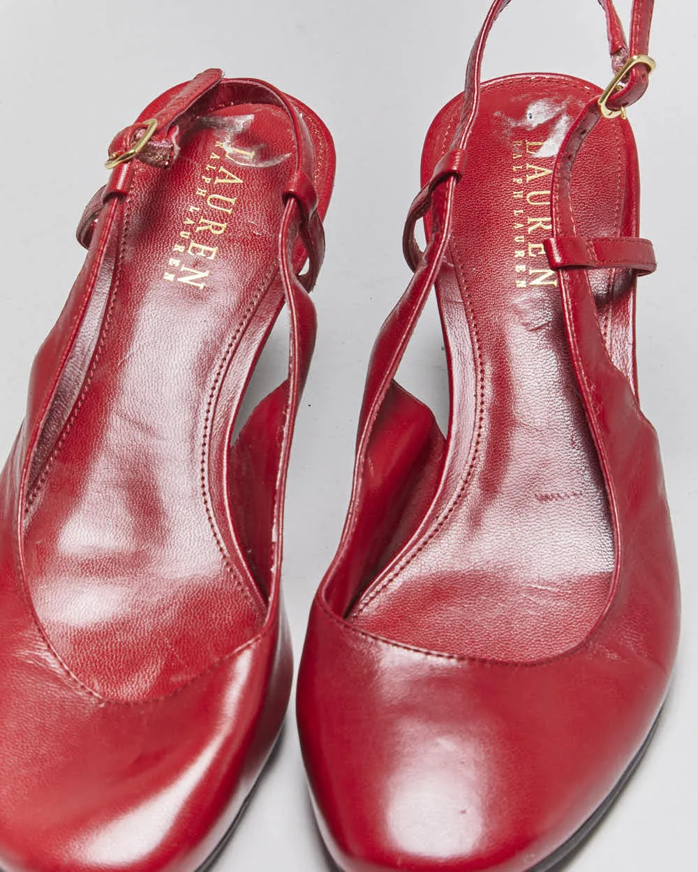 Vintage Ralph Lauren Sling Back Kitten Heels - UK5 sold by Rokit product image thumbnail 5