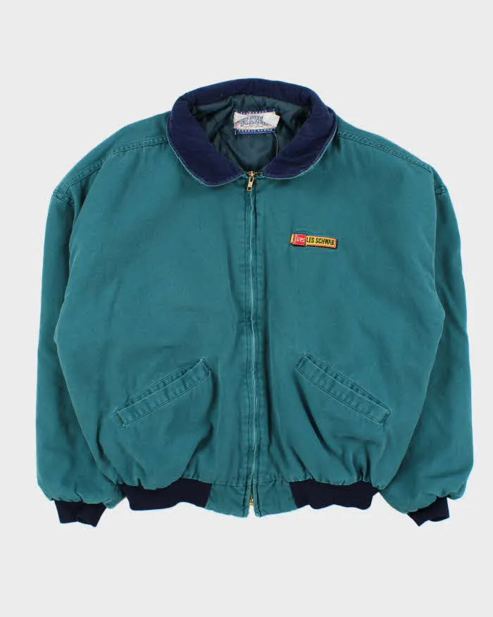 Vintage 90s Green Dunbrooke Quilted Oversized Workwear Jacket - XL sold by Rokit