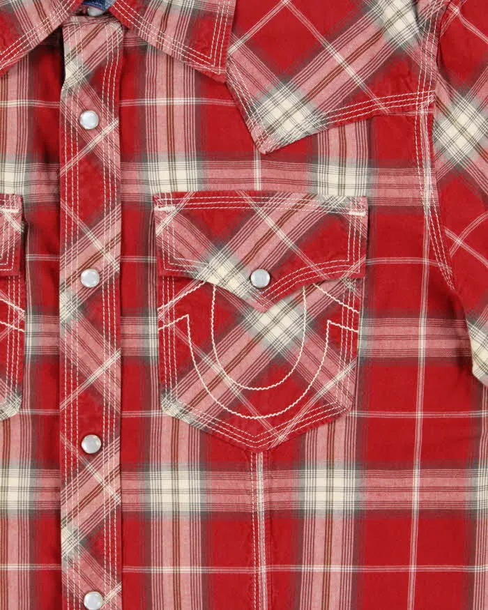 Vintage True Religion Western Checkered Shirt - L sold by Rokit product image thumbnail 4