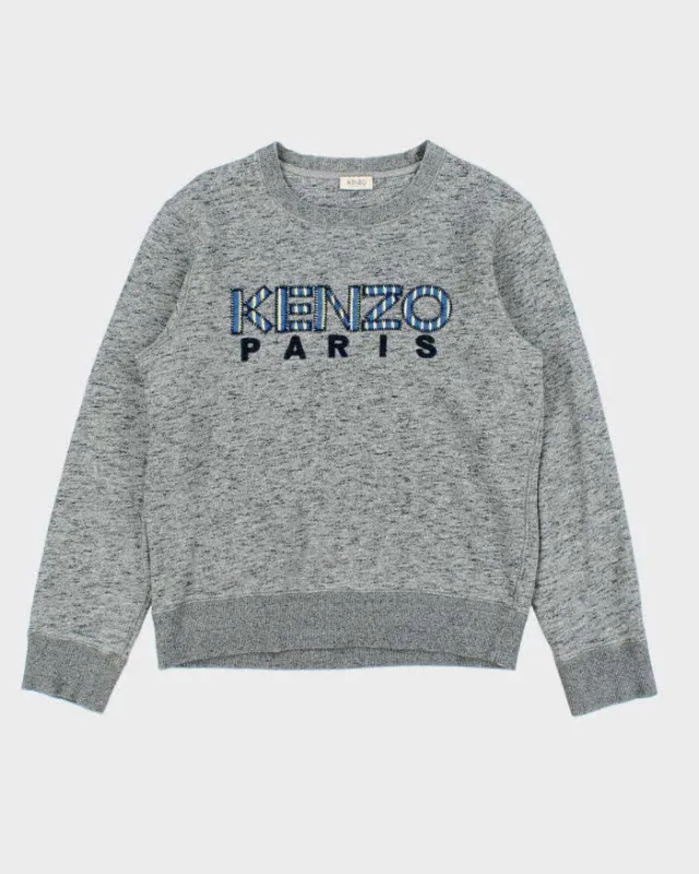Kenzo Spell Out Embroidered Crewneck Sweatshirt - S sold by Rokit