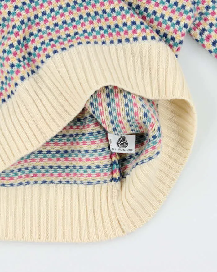 Vintage 1980s L.L Bean Patterned Collared Chunky Knit - L sold by Rokit product image thumbnail 5